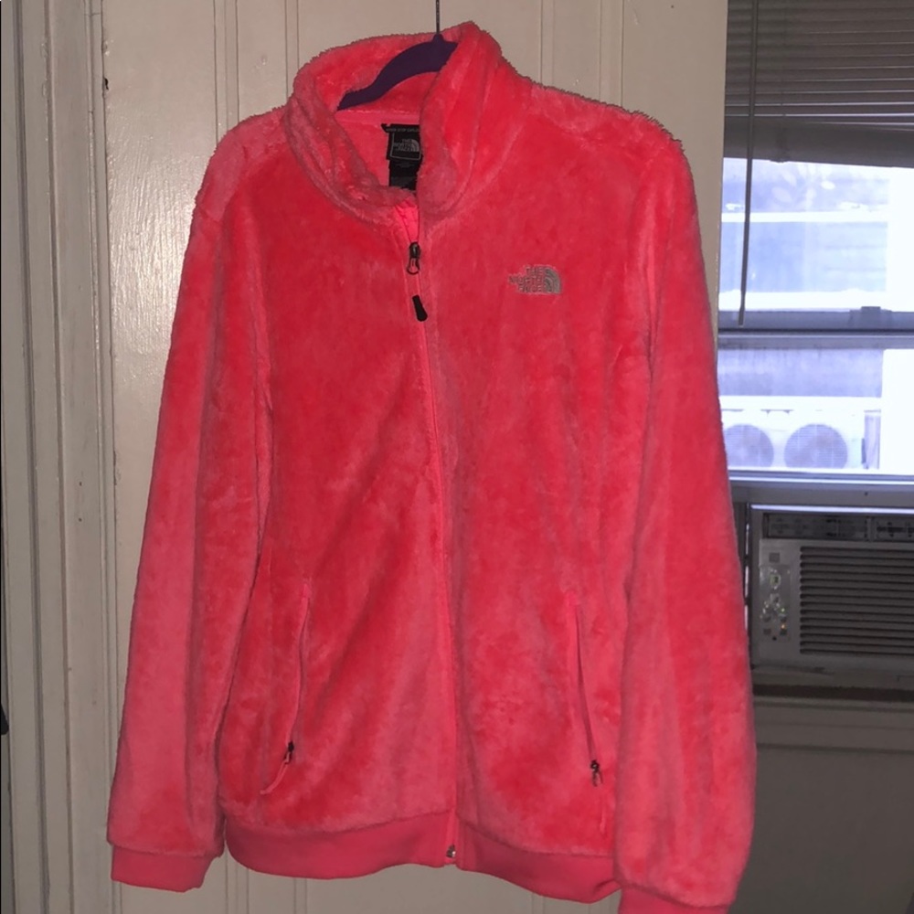 NORTH FACE PLUSH HOT PINK JACKET NWOT